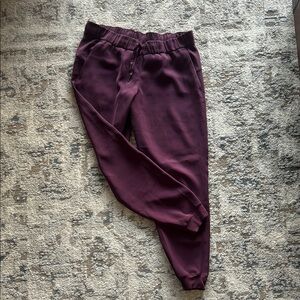 Kids Maroon Jogger Pants